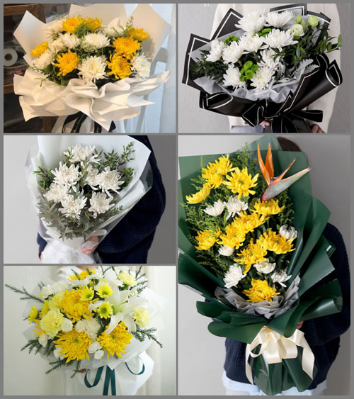 贵州六盘水水城县蟠龙镇蟠龙村白事花束代送